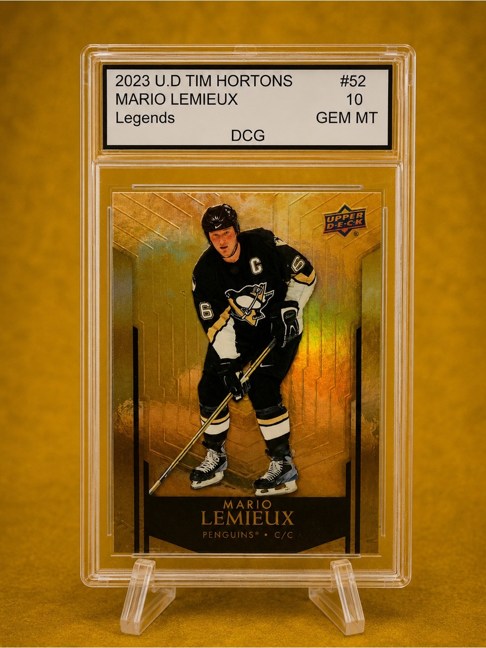 2023 Upper Deck Mario Lemieux Hockey Card - Pittsburg Penguins
